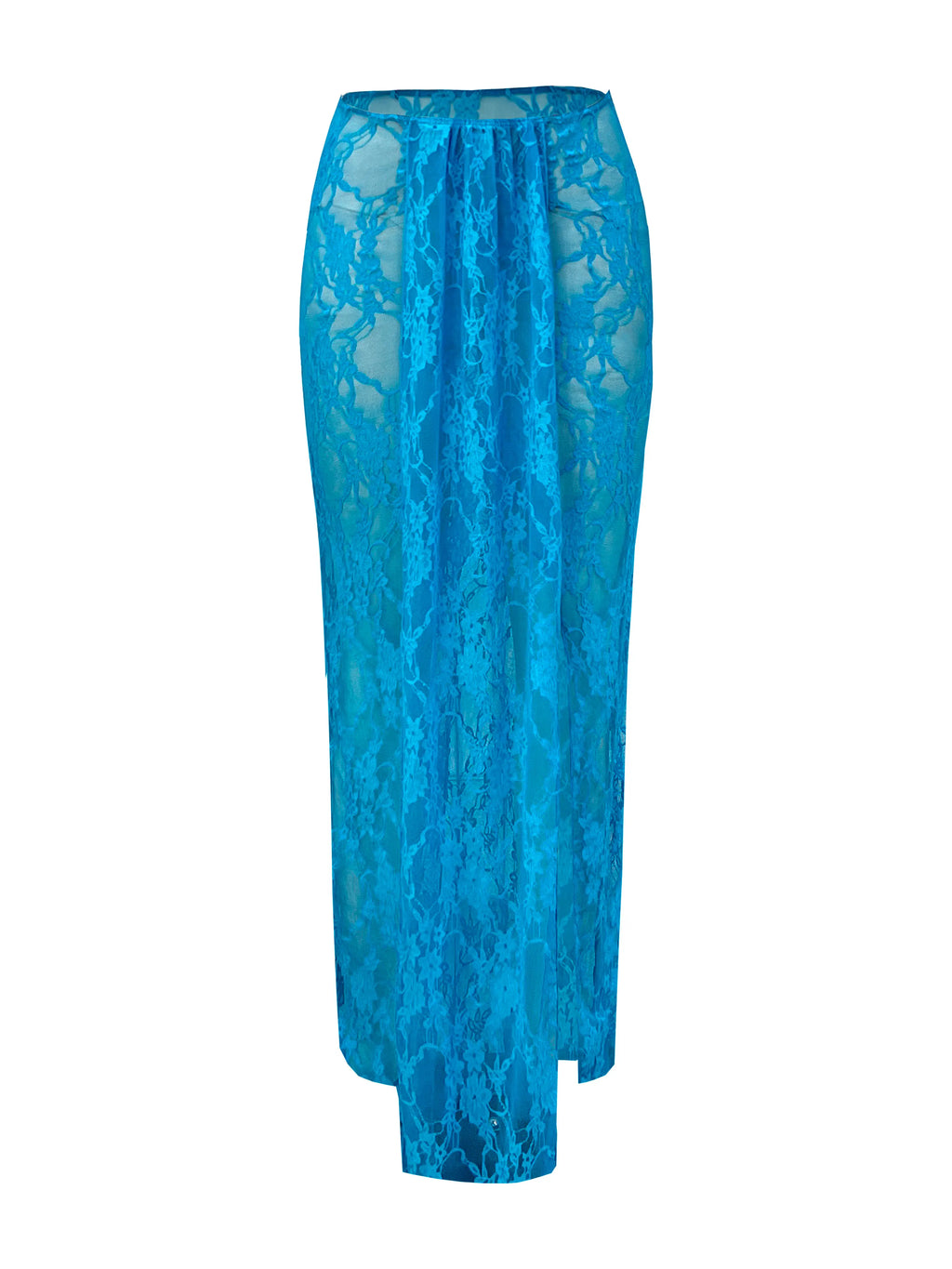 Fashion Lace Bikini And Long Skirt Women 3/4 Pc Set Swimsuit 2025 Sexy See Through Biquni Lady Beachwear Outfit Female Dress Set