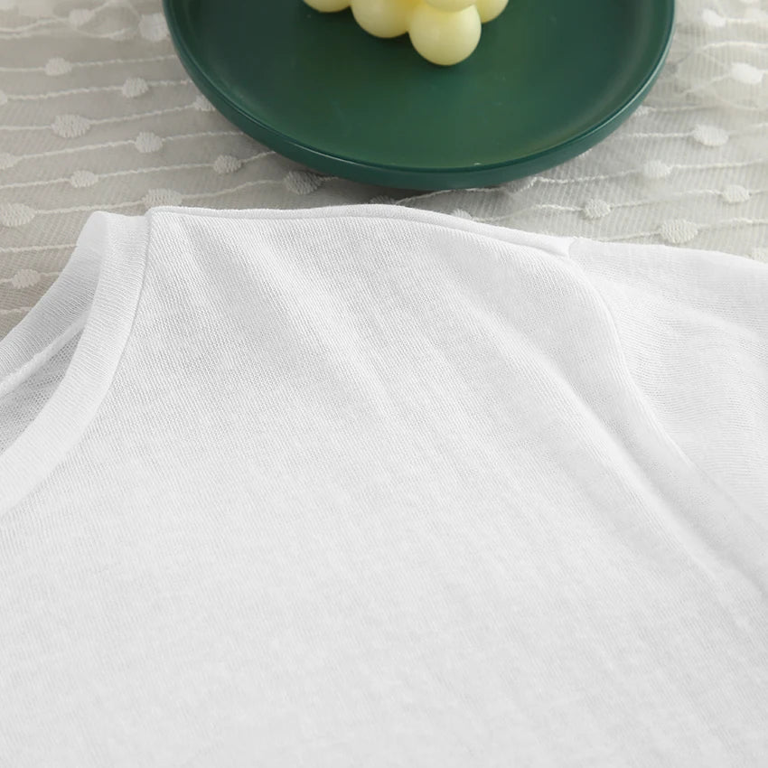 Hiloc 2025 Casual White Robe Female Spring Loose O Neck Night Dress Women Fashion Knitted Long Sleeve Sleepwear Woman Dresses