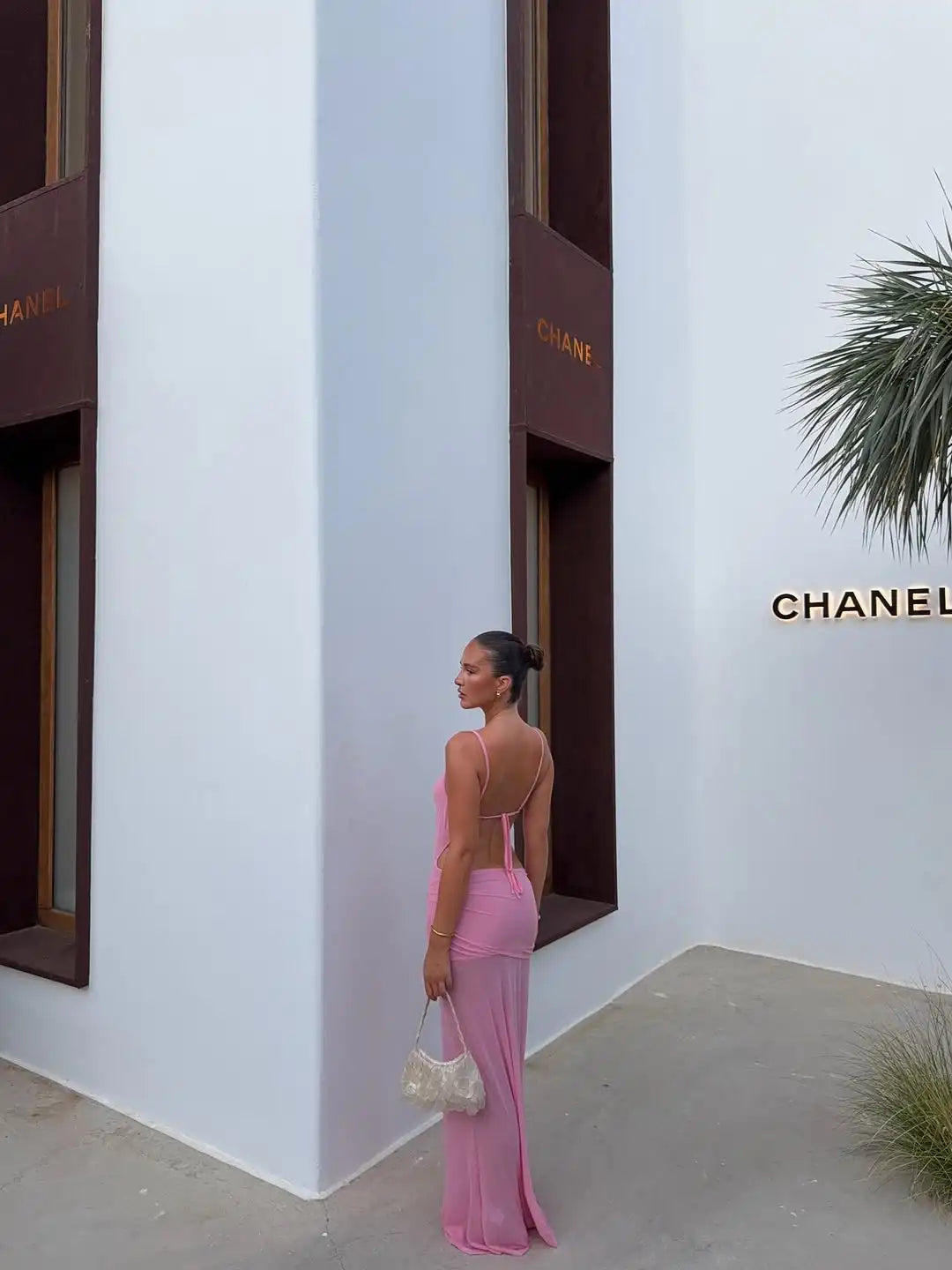 Solid Irregular Pleated Maxi Dress Women Sexy V-neck See Through Midriff-baring Slim Long Dresses 2025 Lady Evening Party Gowns