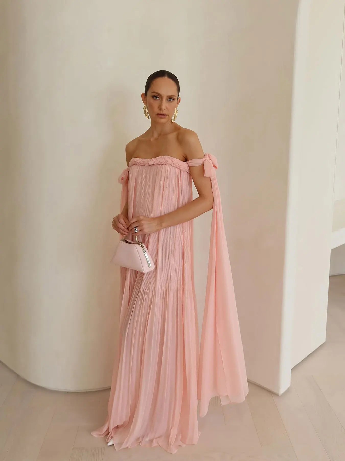 2025 New Women's Sexy Hollow Out Maxi Dress Backless Sleeveless Lace Up Robes Elegant Club Dresses Lady Vacation Party Clothes