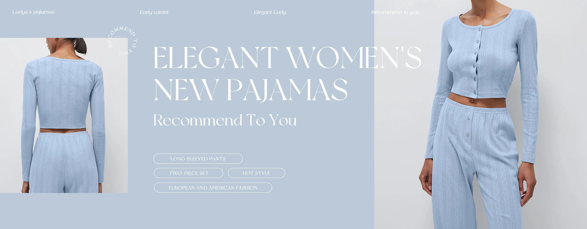 Marthaqiqi Casual Ladies Nightwear Suit Sexy V-Neck Robe Long Sleeve Nightgown Tank Top Sleepwear Pants Loose Pajama 3 Piece Set